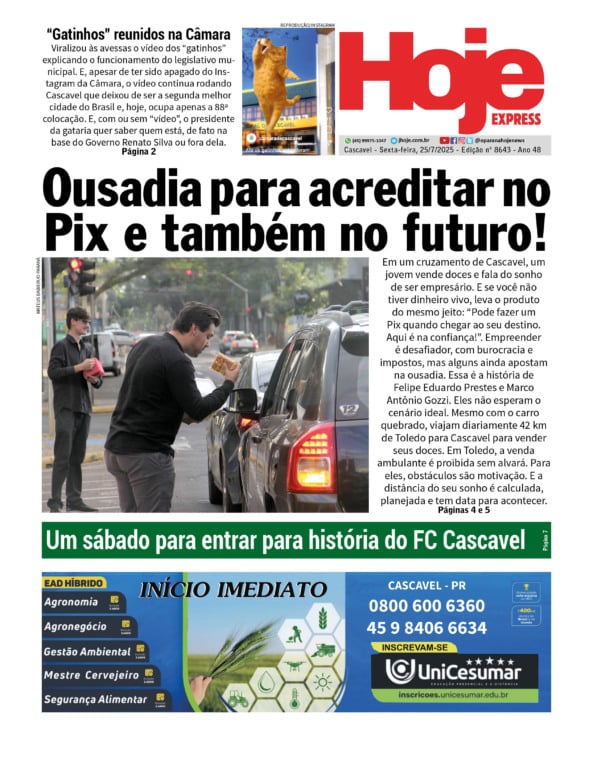 Hoje Express | Edição 31/07/2025 Hoje Express | Edição 31/07/2025
