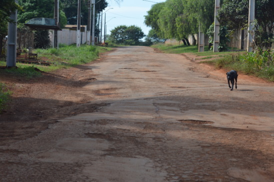 Descubra os desafios da pavimentação no Bairro Lago Azul e saiba como a obra está avançando após a prorrogação do prazo - Foto: Paulo Alexandre/O Paraná