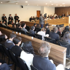 Primeira reunião da CCJ do Parlamento Universitário 2025 aconteceu na manhã desta segunda-feira (21), no Auditório Legislativo.
Créditos: Valdir Amaral/Alep