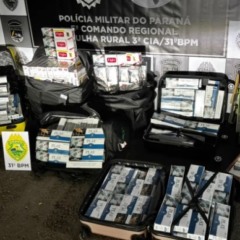 Patrulha Rural apreende cigarros e eletrônicos