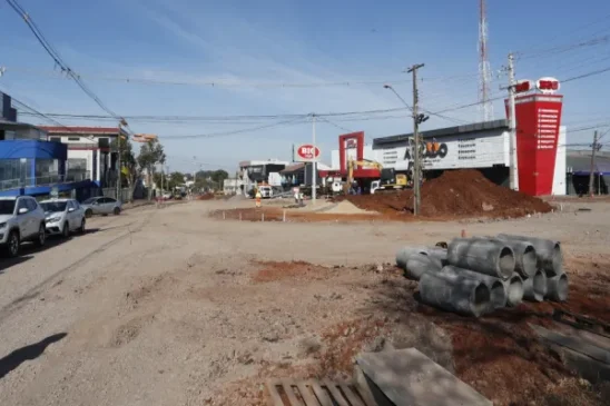 O trecho da Avenida Assunção em Cascavel será liberado temporariamente para tráfego de veículos neste fim de semana - Foto: Divulgação 
