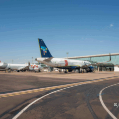 Cascavel tem um novo marco no transporte aéreo. O Aeroporto Coronel Adalberto Mendes registrou um recorde de passageiros em 2025 - Foto: Secom