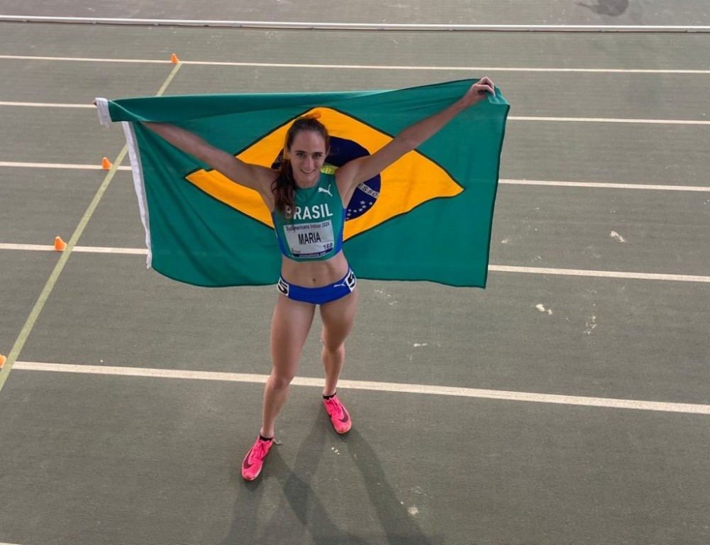 Atleta Flávia Maria de Lima – que estuda Nutrição e disputou os Jogos Olímpicos de Paris em 2024 e do Rio em 2016 – vai competir no atletismo nos 64º JUPS. Foto: Centro Universitário Integrado
