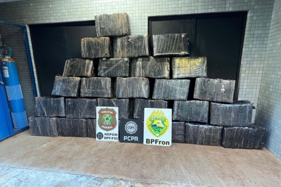 Operação no Paraná resulta na prisão de dois homens e apreensão de 732,4 quilos de maconha em porto clandestino - Foto: SESP