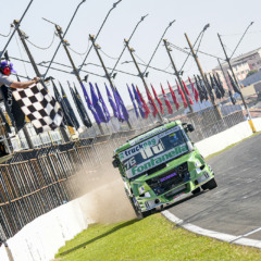 Rafael Fleck venceu em Londrina é assume a liderança do campeonato na categoria GT Truck. Foto: Tiago Soares/Divulgação