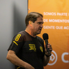 Presidente do FC Cascavel expôs planos para transformação em sociedade anônima. Foto: Assessoria