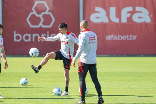Inter confia em recuperação da temporada diante do Flamengo Credito: Ricardo Duarte.
