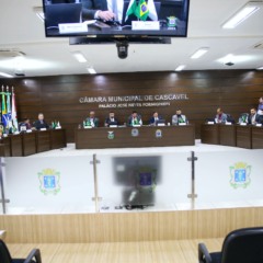 A Câmara de Cascavel votará em breve uma mudança no Regimento Interno sobre a participação remota dos vereadores - Foto: Assessoria/CMC