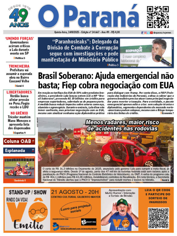 O Paraná | Edição 14/08/2025
