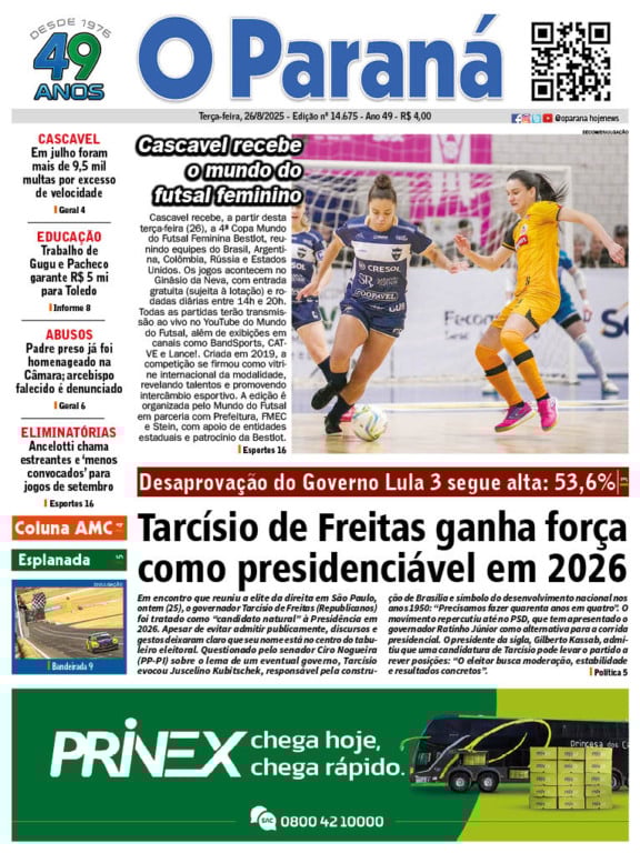 O Paraná | Edição 26/08/2025