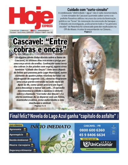 Hoje Express | Edição 23/08/2025