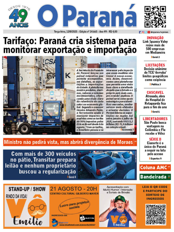 O Paraná | Edição 12/08/2025