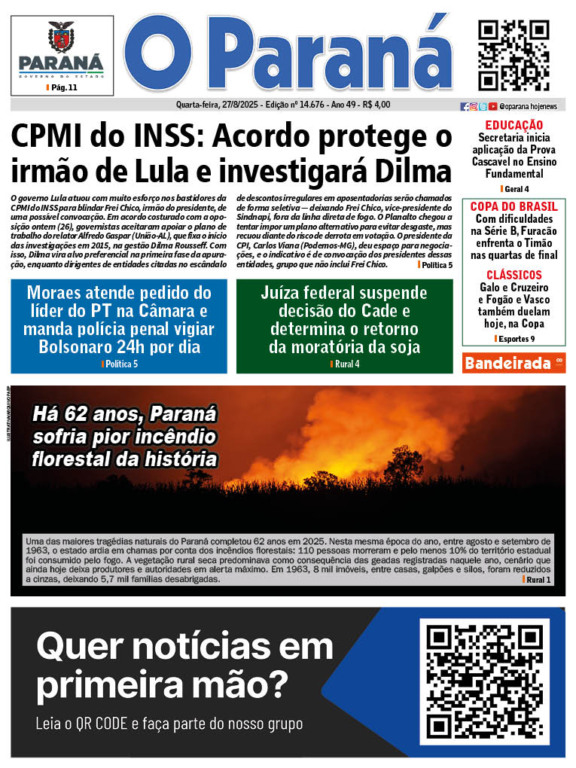O Paraná | Edição 27/08/2025
