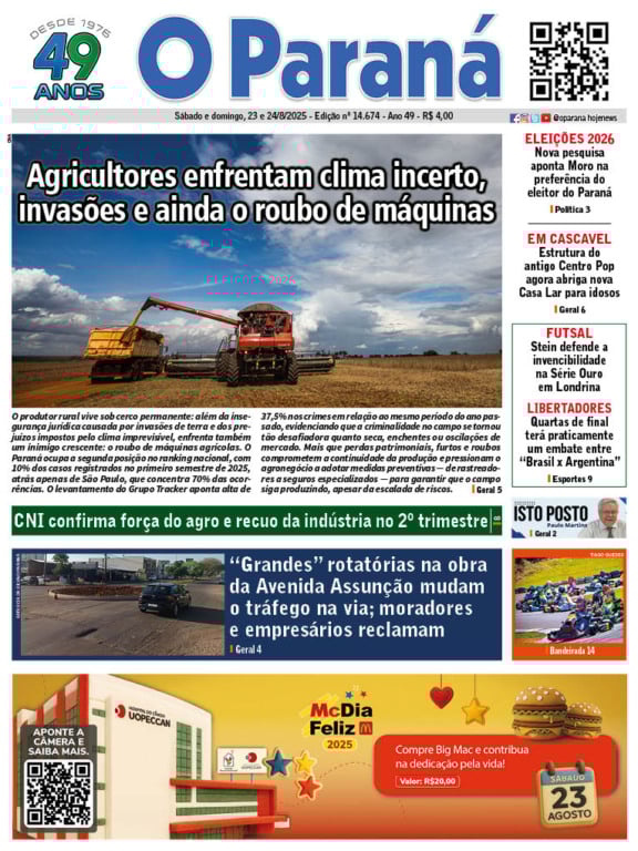 O Paraná | Edição 23/08/2025