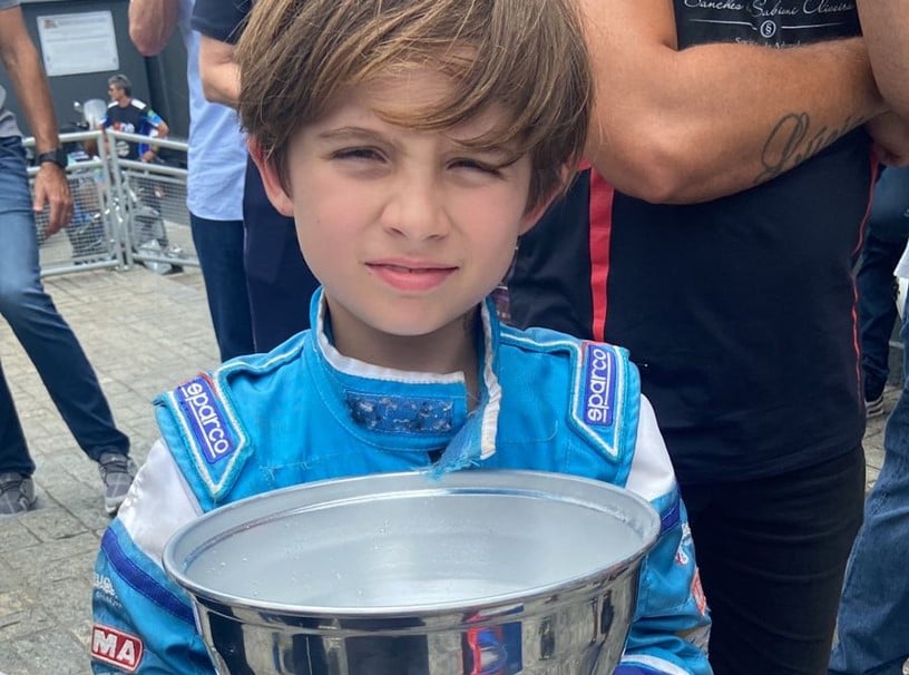 Pietro Sorbara disputa a Copa Beto Carrero, preparando-se para o Campeonato Brasileiro de Kart. Foto: Divulgação