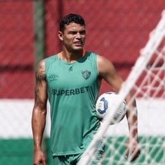 Tiago Silva retorna após 20 dias de tratamento. Credito: Lucas Merçon/FFC