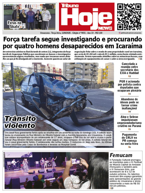 Tribuna Hoje | Edição 12/08/2025