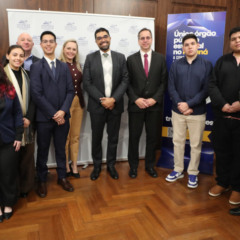 Encontro aconteceu no Gabinete da Presidência da Assembleia Legislativa do Paraná na tarde desta quinta-feira (14).
Créditos: Valdir Amaral/Alep