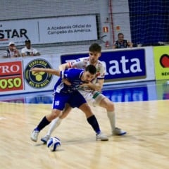 Cascavel Futsal voltará a enfrentar o Ampére. Sábado tem jogo pela LNF. Foto: Celso Dias