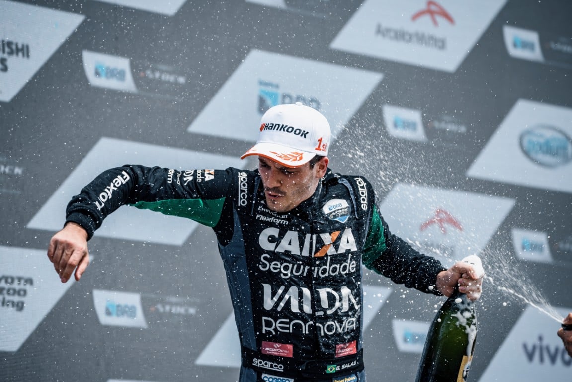 Guilherme Salas festejou sua quinta vitória na Stock Car - Foto: Divulgação