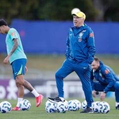 Seleção faz último jogo no país pelas Eliminatórias com escalação ofensiva. Foto: Rafael Ribeiro/CBF