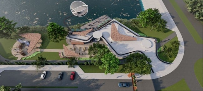 As obras foram planejadas em parceria com o escritório Jaime Lerner Arquitetos Associados, de Curitiba, contratado em 2020, por R$ 423 mil. Foto: Ilustração/Secom