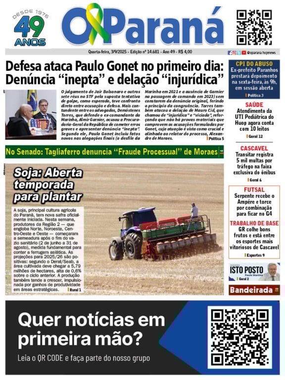O Paraná | Edição 03/09/2025