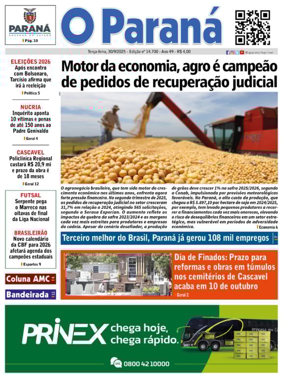O Paraná | Edição 30/09/2025