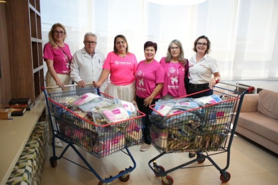 Pacientes do CEONC e UOPECCAN recebem kits de higiene
