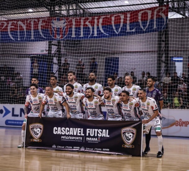 Cascavel Futsal empata em emocionante jogo com São Lourenço. Descubra como foi a partida na Liga Nacional de Futsal - Foto:  Isabella Posey