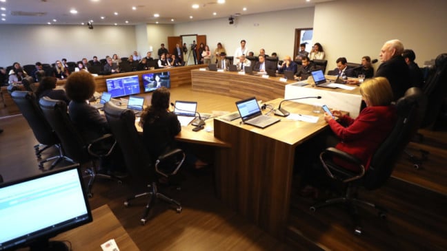 Reunião extraordinária ocorreu no final da tarde desta segunda-feira (1º), no Auditório Legislativo.
Créditos: Valdir Amaral/Alep