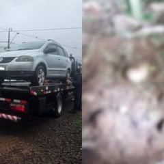 Polícia localiza carro de homem que foi morto e enterrado em área rural de Cascavel
