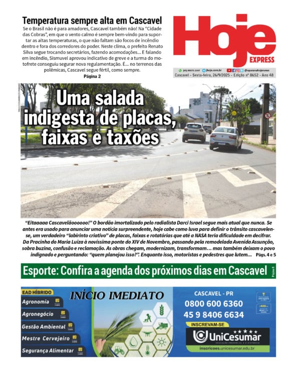Hoje Express | Edição 26/09/2025