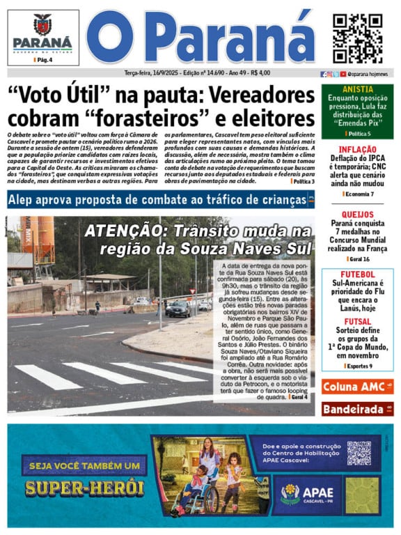 O Paraná | Edição 16/09/2025