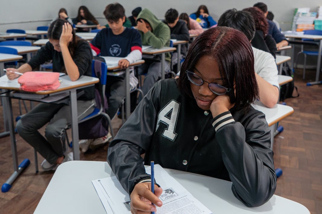 Saiba mais sobre a Prova Paraná, uma avaliação que beneficia mais de 1,1 milhão de estudantes da educação pública - Foto: Lucas Fermin/SEED