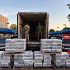 Polícia do Paraná apreende 3,2 toneladas de maconha em operação contra tráfico - Foto: PMPR