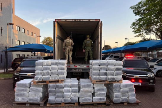 Polícia do Paraná apreende 3,2 toneladas de maconha em operação contra tráfico - Foto: PMPR