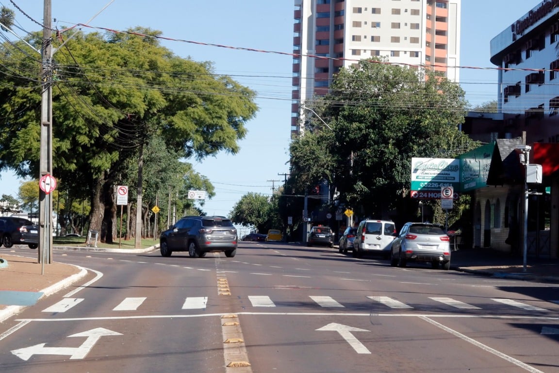 A regra de proibição de conversão à esquerda foi implantada em Cascavel em 2019 - Foto: Secom A regra de proibição de conversão à esquerda foi implantada em Cascavel em 2019 - Foto: Secom