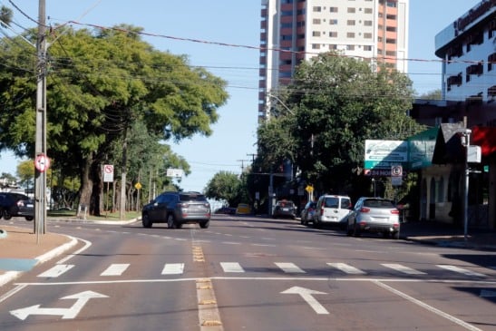 A regra de proibição de conversão à esquerda foi implantada em Cascavel em 2019 - Foto: Secom