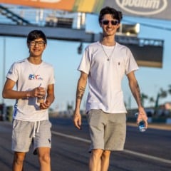 Os irmãos Akyu e Gustavo Myasava, de Cascavel, irão correr em dupla pela primeira vez na Cascavel de Ouro - Foto: Vanderley Soares