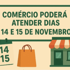 Descubra as novidades sobre Cascavel. Empresas poderão abrir no feriado do aniversário nos dias 14 e 15 de novembro - Foto: Ilustração