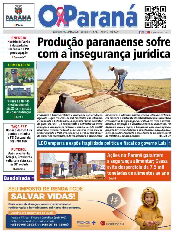 O Paraná | Edição 15/10/2025