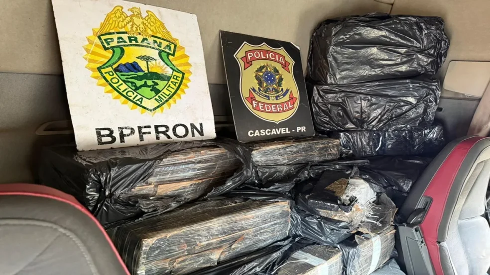 Polícia Federal de Cascavel apreende 288 quilos de maconha em ação conjunta - Foto: Divulgação/PF