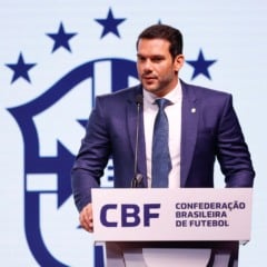 Presidente da CBF, Samir Xaud, apresentou as principais mudanças no calendário - Foto: Rafael Ribeiro/CBF