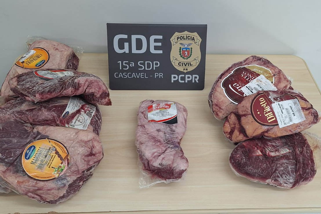 A Polícia Civil prendeu sete pessoas em Cascavel durante operação por furto qualificado e receptação de objetos de valor - Foto:  PCPR