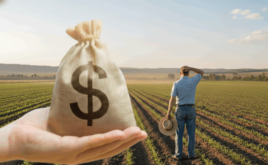 A liberação de crédito rural no início da safra 2025/2026 acendeu o sinal de alerta entre produtores e líderes do agronegócio - Foto: IA Gemini A liberação de crédito rural no início da safra 2025/2026 acendeu o sinal de alerta entre produtores e líderes do agronegócio - Foto: IA Gemini