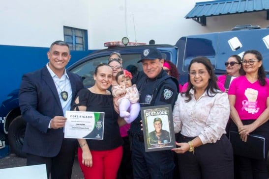 Guarda Municipal é homenageado após salvar criança de um ano em Toledo