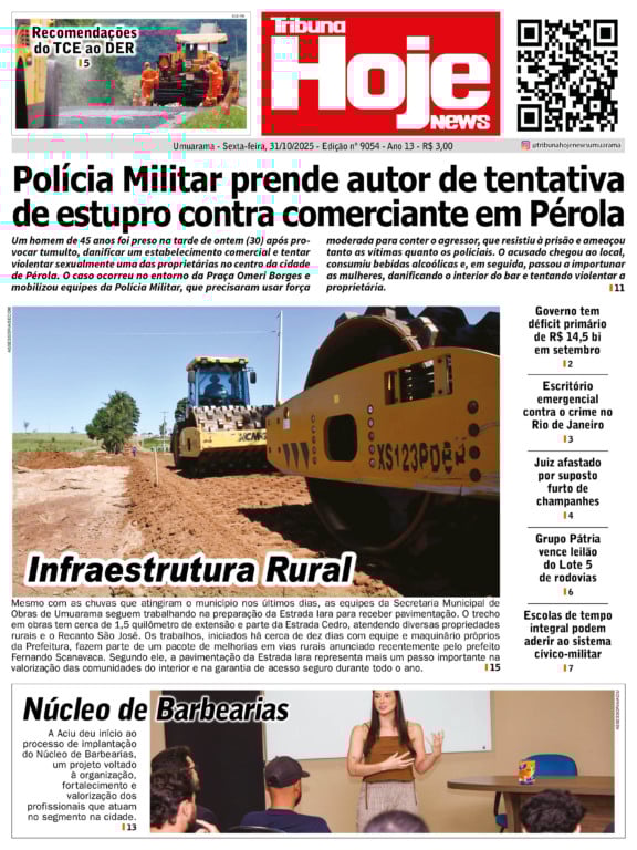 Tribuna Hoje | Edição 31/10/2025