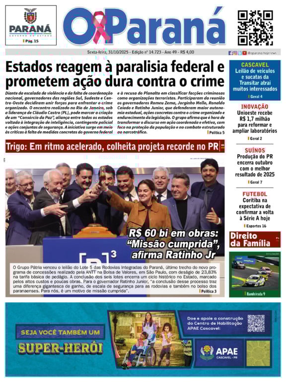 O Paraná | Edição 31/10/2025