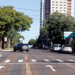 A regra de proibição de conversão à esquerda foi implantada em Cascavel em 2019 - Foto: Secom
